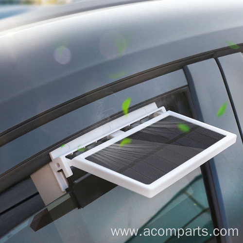 Row Solar Ventilation Fresheners Car Cooling Fan
